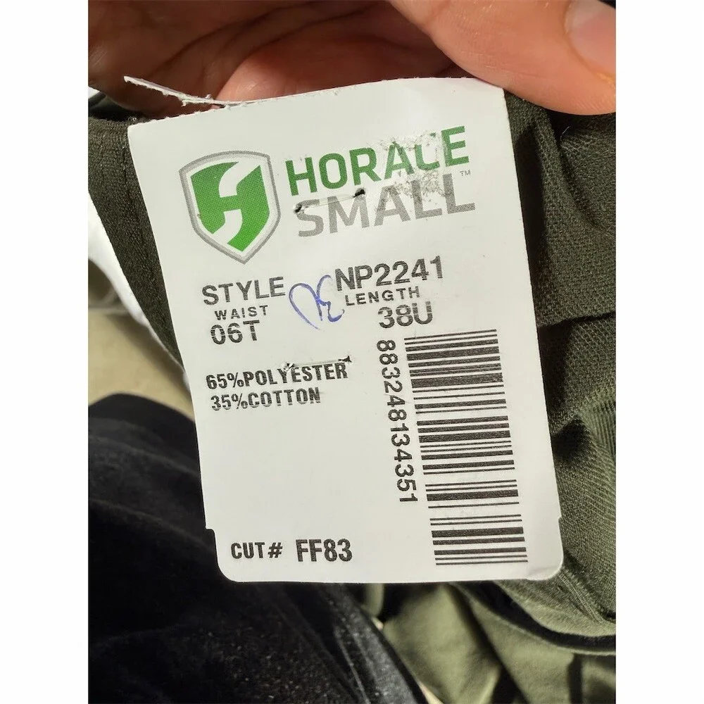 Horace Small Tactical Cargo Pants Men's Olive Green Straight Leg Ripstop - Picture 6 of 9
